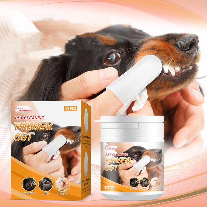 Pet Teeth Cleaning Wipes for Dogs and Cats
