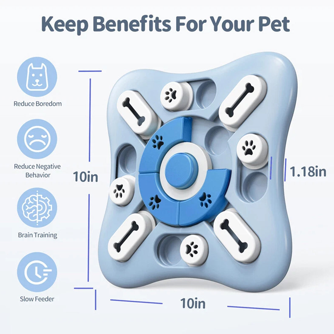 Interactive Treat Puzzle Toy for Dogs