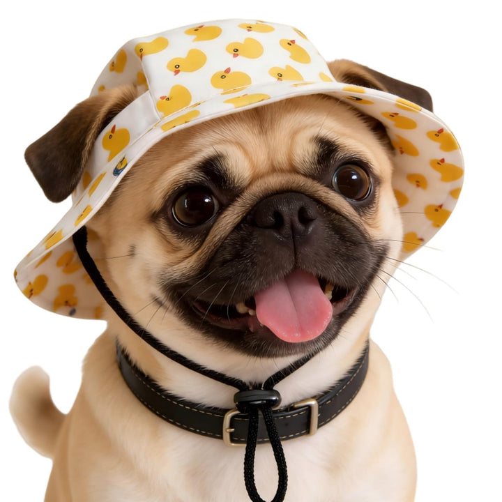 Dog Bucket Hat with Ear Holes - Summer Beach Visor