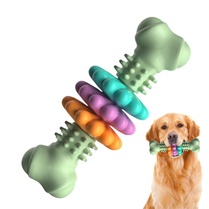 Indestructible Bone Chew Toy for Teething Dogs