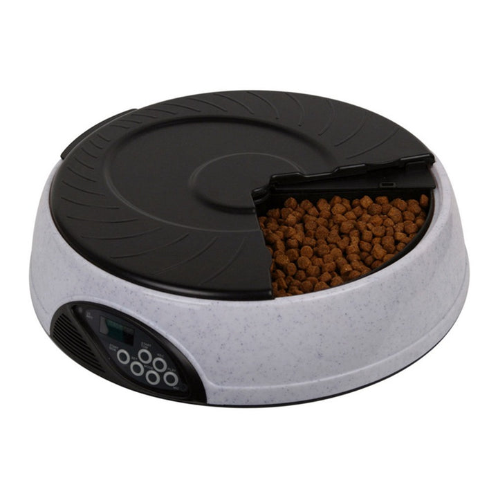 Automatic 6-Meal Smart Pet Feeder with Voice Recorder