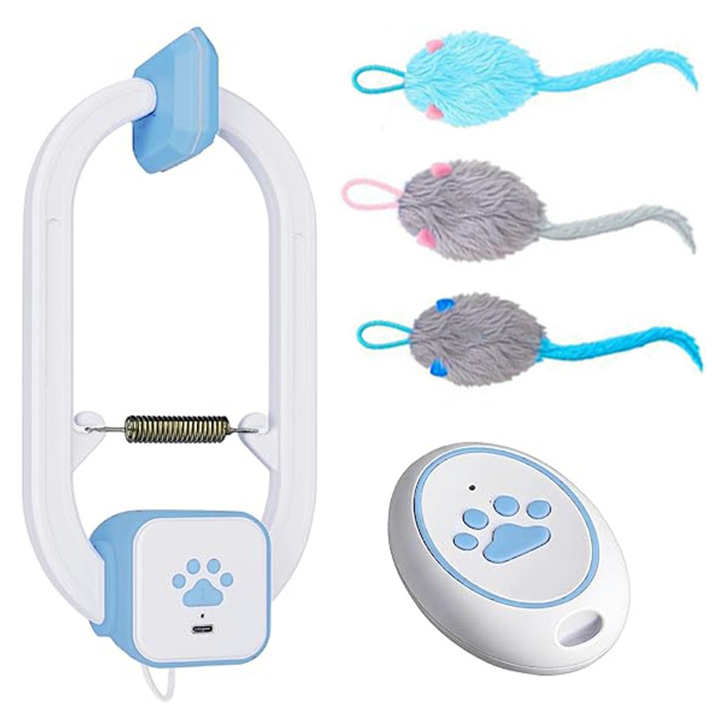 Rechargeable Interactive Door-Mount Cat Teaser Toy
