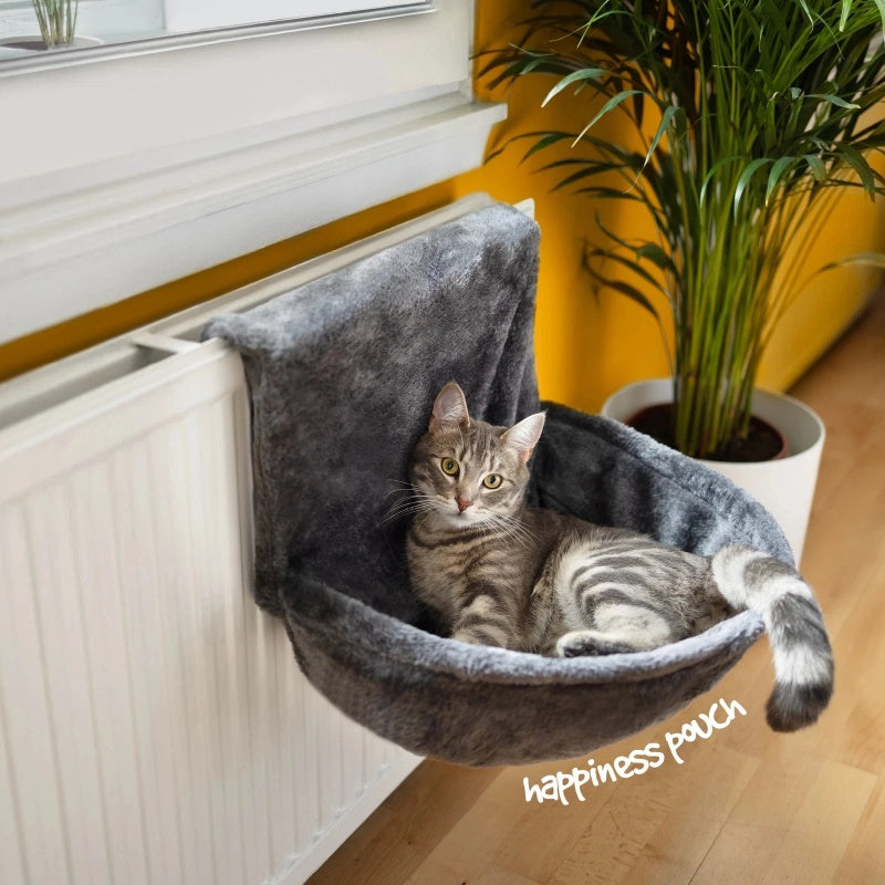 Faux Fur Radiator Cat Bed Hammock