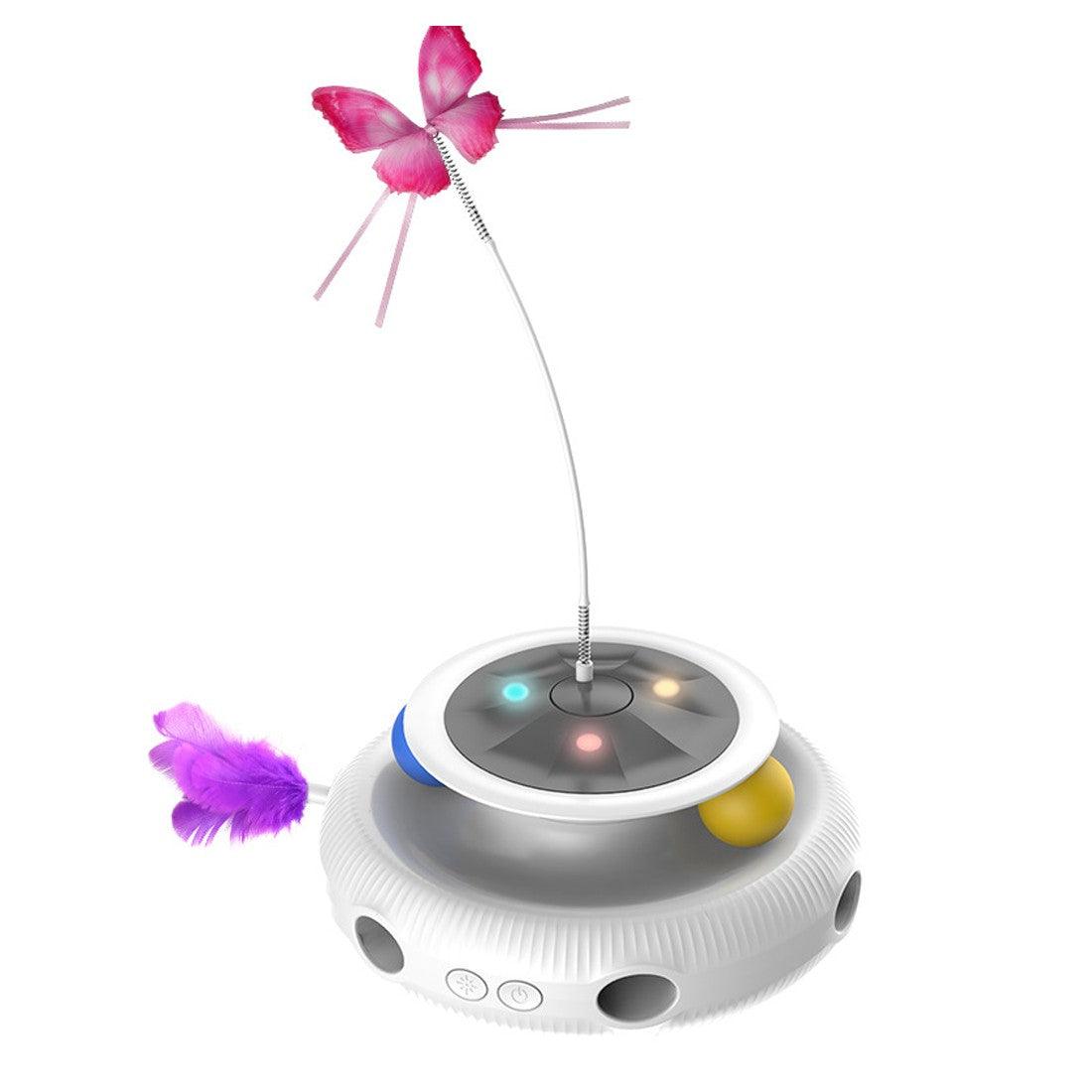 Interactive Rechargeable 360° Rotating Cat Toy