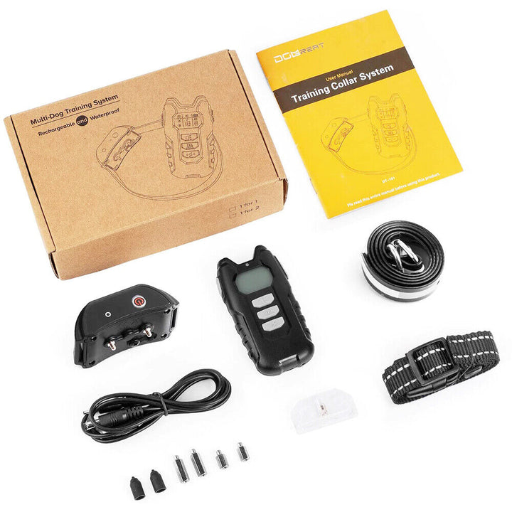 Rechargeable Dog Training Collar with Remote