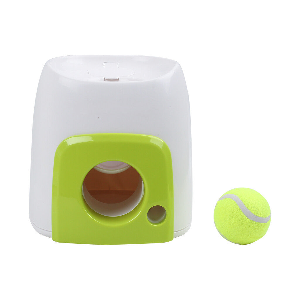 Automatic Pet Ball Launcher and Treat Dispenser