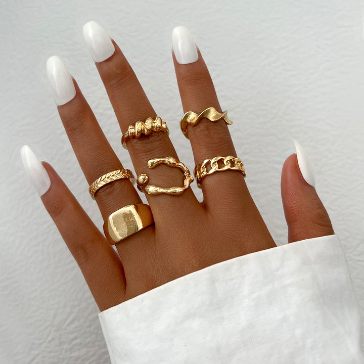Butterfly Ring Opening More Than Knuckle Ring Suit Love Heart-shaped Ring Female Design Sense Niche