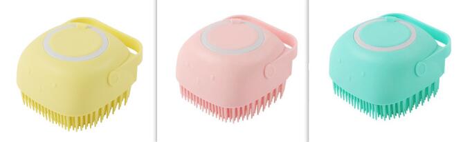 Silicone Pet Bath & Massage Glove Brush