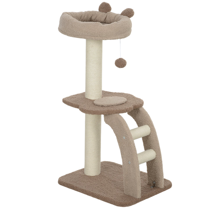 88cm Cat Tree with Sisal Scratching Post and Hanging Toys