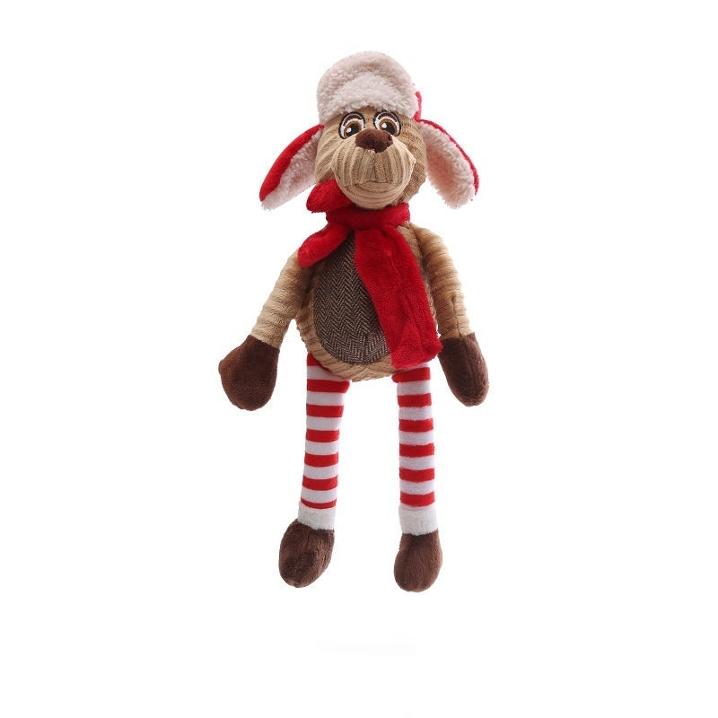 Plush Christmas Dog Toy