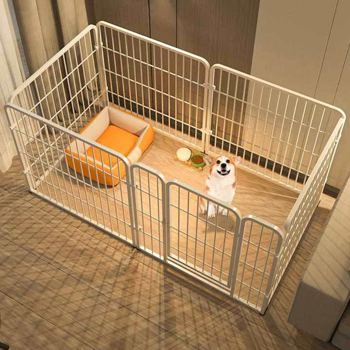 6-Panel Metal Dog Playpen, Indoor & Outdoor