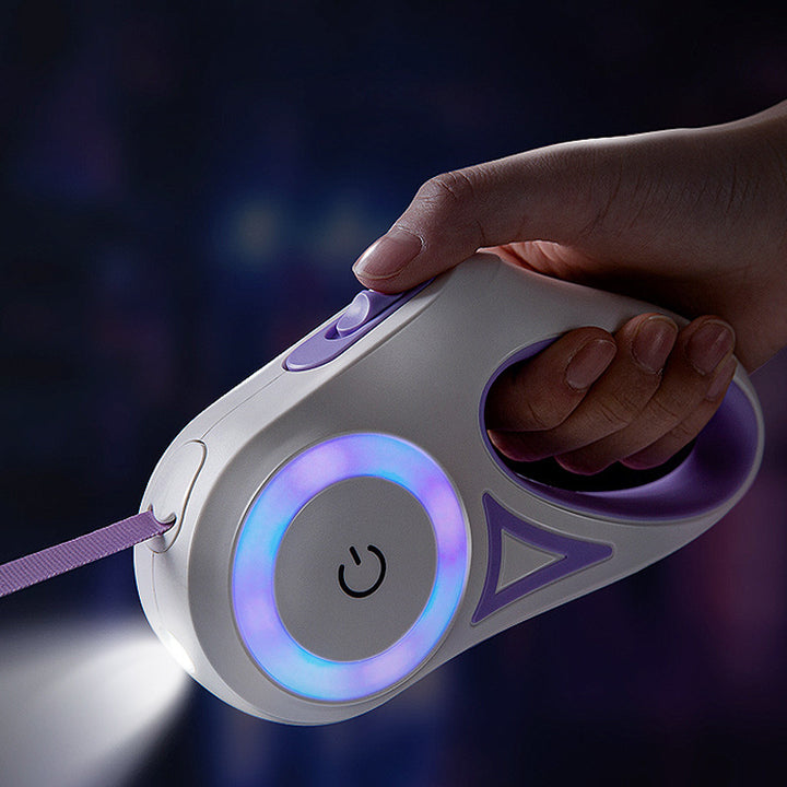 Retractable Dog Lead with LED Light