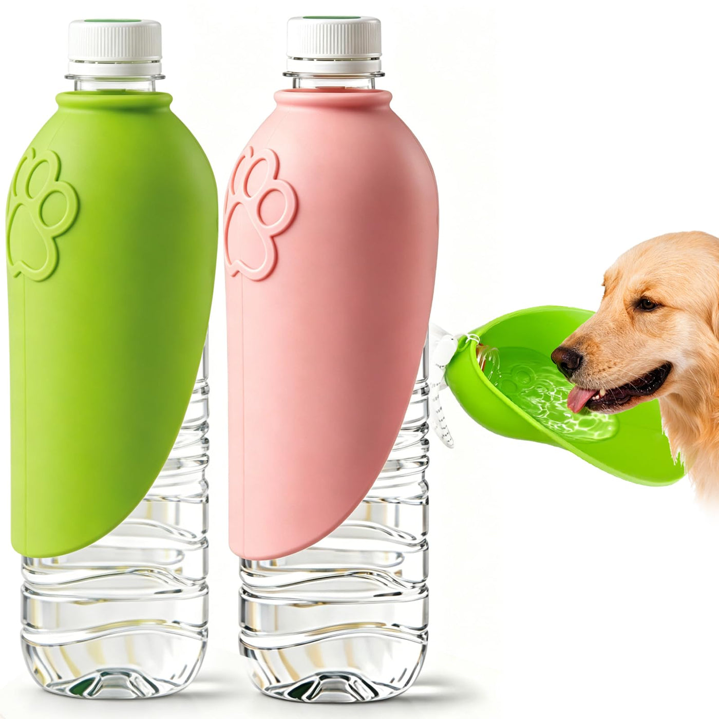 Portable Dog Water Bowl Bottle Attachment