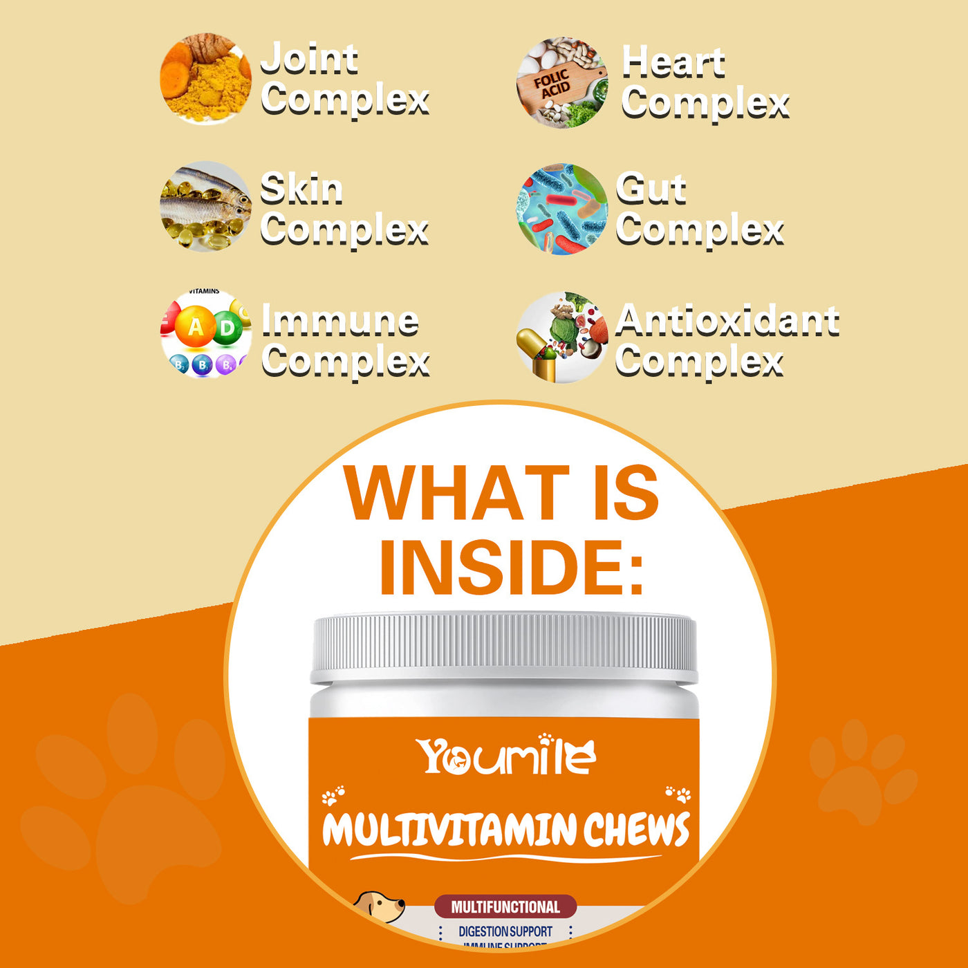 Dog Vitamin Multifunctional Health Supplement 300g