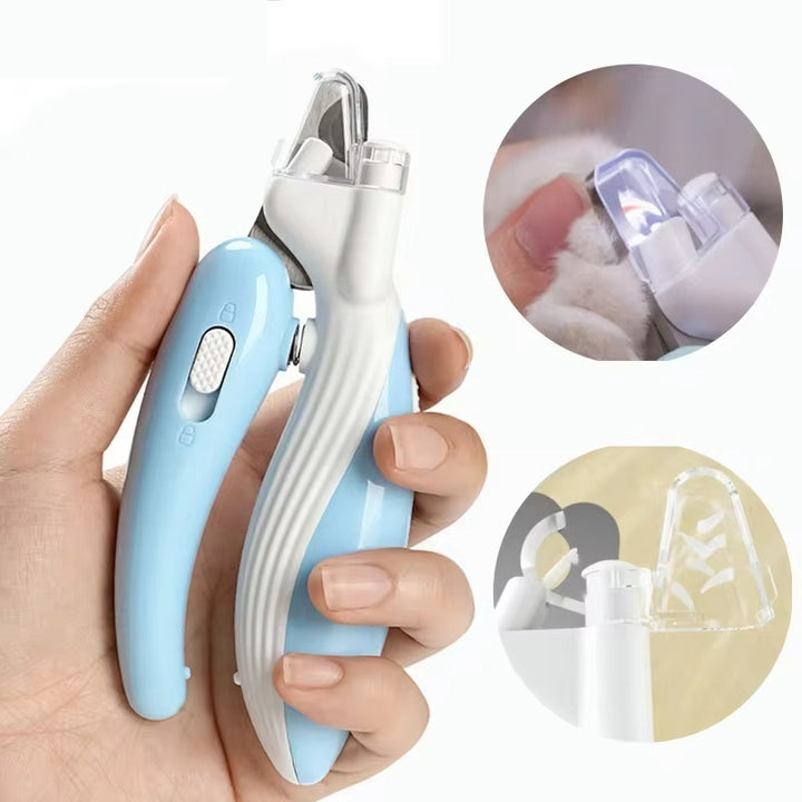 LED Pet Nail Clippers with Built-in Light