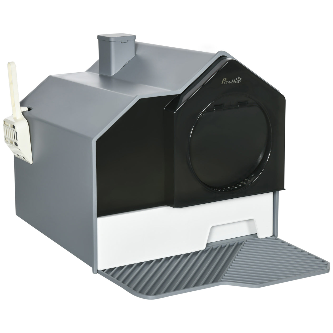 Hooded Cat Litter Tray with Scoop and Deodorants